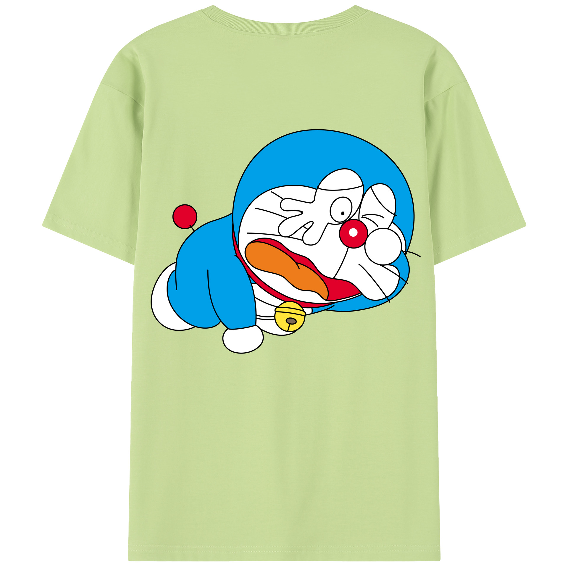 （画像用） ドラえもん Doraemon 綿100％半袖Tシャツ（背面プリント）